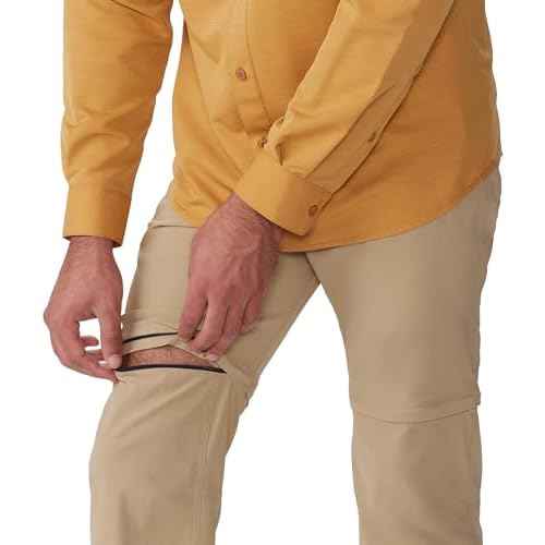 Mountain Hardwear Men's Basin Trek Convertible Pant for Camping, Hiking, and Backpacking | Water-Resistant and Lightweight