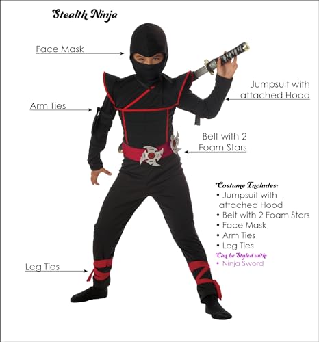 California Costumes boys Stealth Ninja