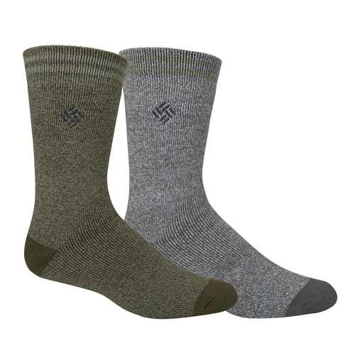 Columbia Men's 3 Pack Casual Cotton Crew Socks