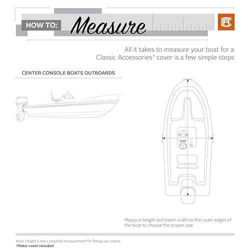 Classic Accessories StormPro Heavy Duty Center Console Boat Cover, For 14-16' Long, Up to 90" W, StormPro Heavy-Duty Center Console Boat Cover