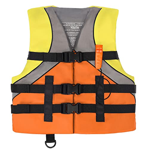 Leader Accessories Youth USCG Approved Life Jacket Vest Boating Vest