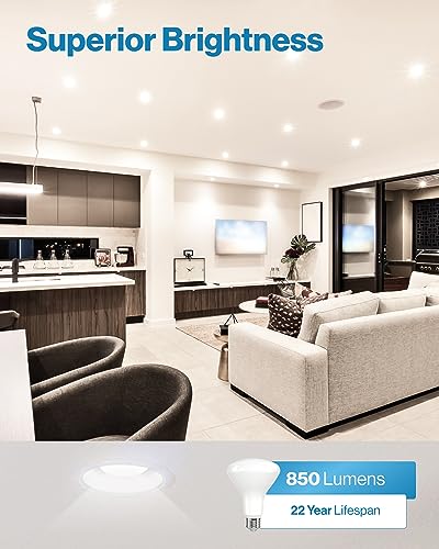 Sunco 12 Pack BR30 Light Bulbs LED, Recessed Can Light Bulbs, Indoor Flood Bulb, 850 LM, 11W (65W Equivalent), 4000K LED L...