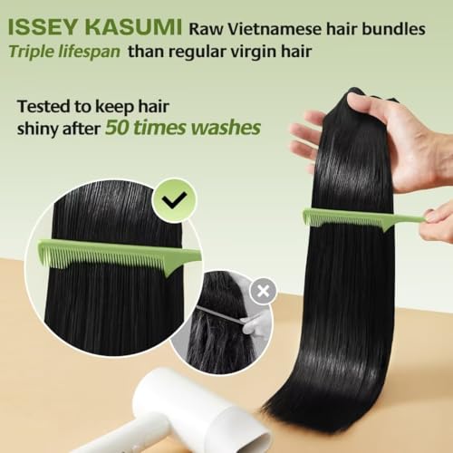 Raw Vietnamese Human Hair Single Bundle,Triple Lifespan Than Regular Virgin Hair,In-Store Quality,Online Price! 100% Raw Vietnamese Hair Bundles Straight Raw Hair Bundles 18 Inch