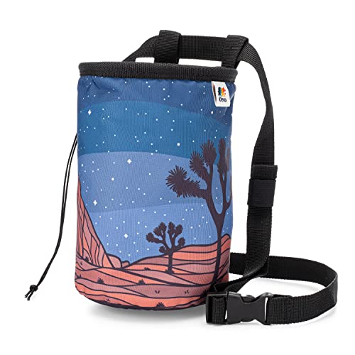 Oso Supply Co - Climbing Chalk Bag for Adults and Kids, Drawstring Closure, Adjustable Waist Belt, Indoor/Outdoor Trainin...