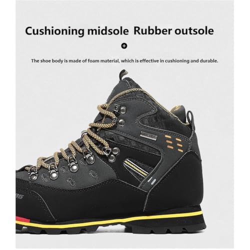 Men's Hiking Boots, Men's Climbing Boots, Durable Outdoor Footwear for Rugged Adventures, Waterproof Backpacking Shoes for...