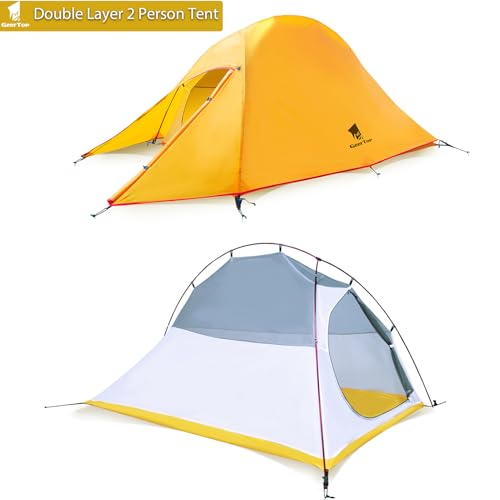 GEERTOP Ultralight 2 Person Tent Waterproof Two Man Backpack Tents for Outdoor Camping Backpacking