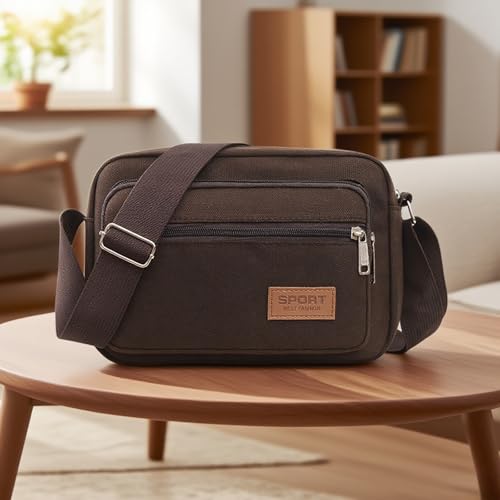 Portable Sling Backpack for Men Mens Crossbody Shoulder Bag for Travel Hiking Daypack