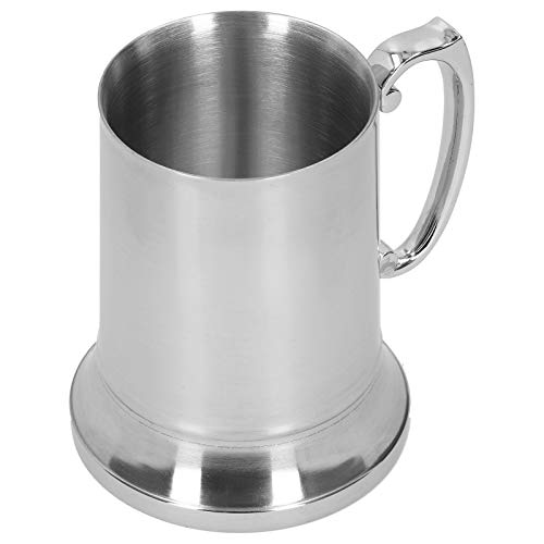 Tbest Stainless Steel Mug Silver With Handle For Bar Hotel Supplies Cocktail Glass Goblet Cups Glassware Drinkware Bars An...