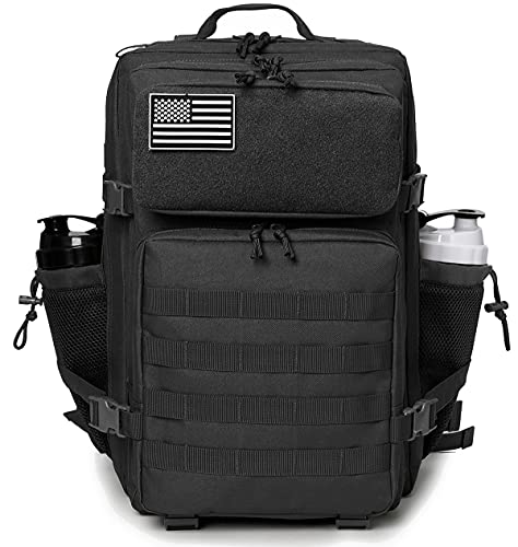 QT&QY 45L Tactical backpack & Tactical Toiletry Bag
