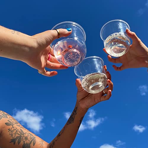 Repurpose Disposable Stemless Glasses, 12oz, 100 Cups, Plant-Based, BPA Free, No PFAS Added, Certified BioBased, FDA Non-T...
