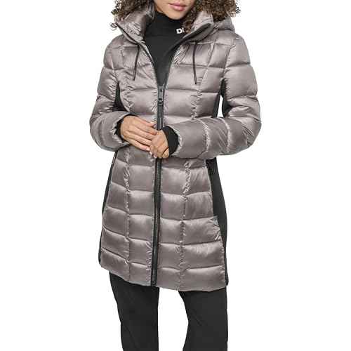 DKNY womens Scuba-side Light-weight Puffer