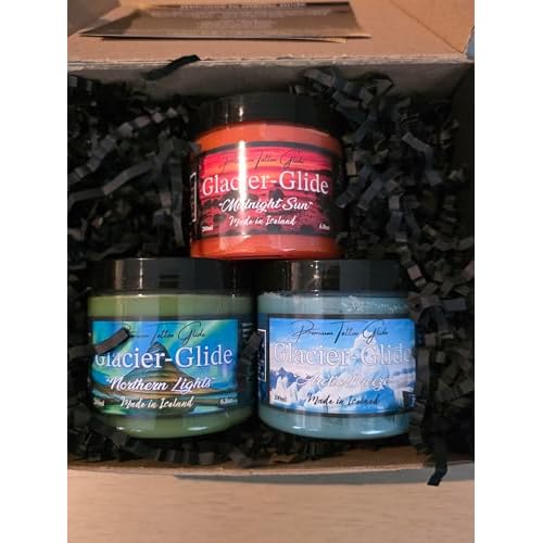 Tattoo Balm Full Bundle - 3 Pack - 6.8oz/200ml x 3 | Made In Iceland - Soothes, Protects & Speeds Healing | Tattoo Glide
