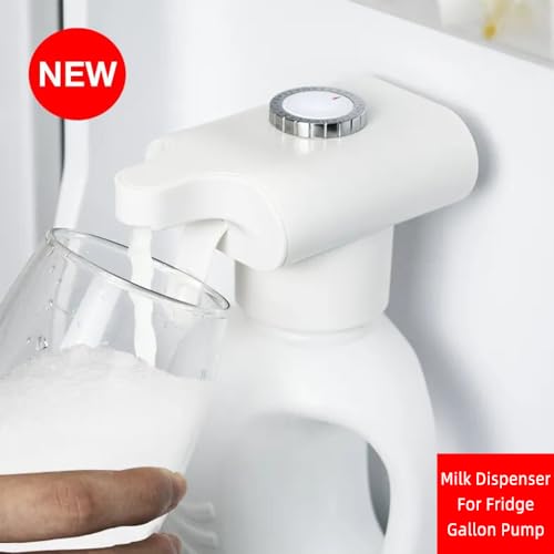 Automatic Drink Dispenser, Milk Dispenserfor Fridge Gallon, USB Rechargeable Food-Grade Touchless Beverage Dispenser-Elect...