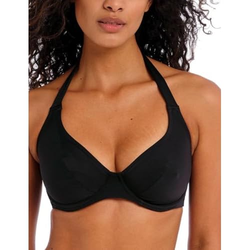 Freya Womens Jewel Cove Halter Underwire Bikini Top