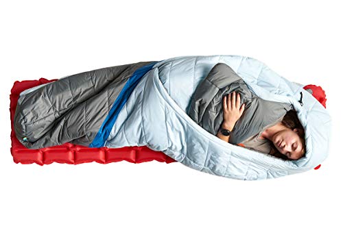 Sierra Designs Night Cap 20 Degree Sleeping Bags - Recycled Synthetic, Zipperless, Mummy Style Camping & Backpacking Sleep...