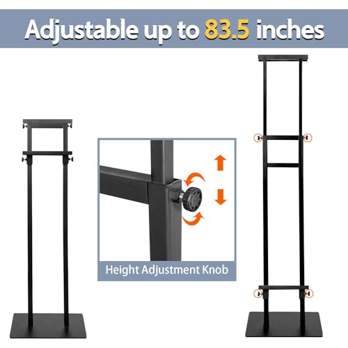 STANDNEE Poster Stand Heavy Duty Poster Board Stand, Double-Sided Poster Sign Stand Up to 83 inches, Adjustable Poster Hol...