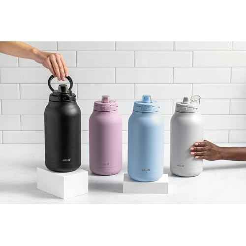 Ello Hydra 64oz Half Gallon Vacuum Insulated Stainless Steel Jug with Locking