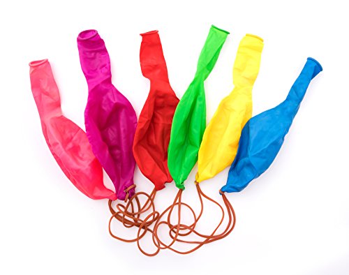 Giraffe 30 Pack Punch Balloons Valentines Party Favors for Kids- 18 Inches Large Thick Latex Neon Rubber Heavy Duty Balloo...