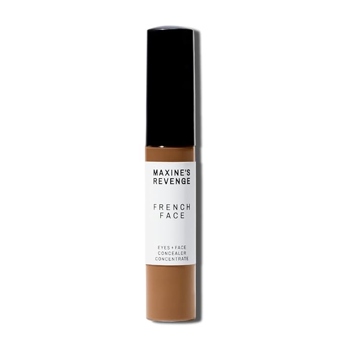 Maxine's Revenge FRENCH FACE CONCEALER | Hydrating & Blurring for Eyes + Face (Deep Chestnut)