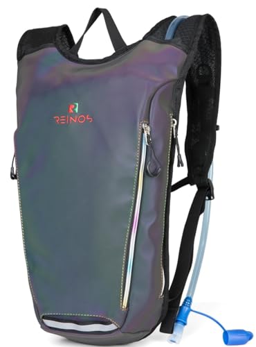 Hydration Backpack Pack with 2L Water Bladder Rave Essentials Lightweight Bag for Hiking, Running Vest, Music Festival for...