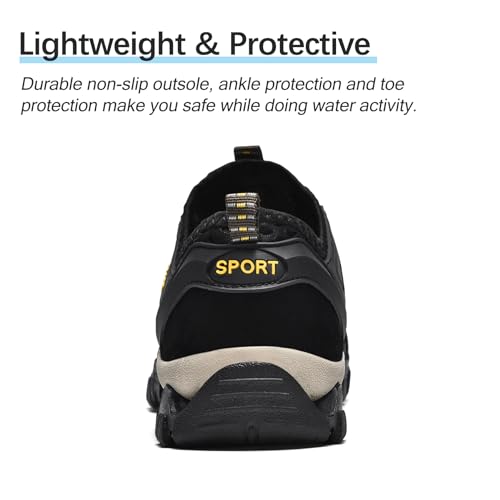 TRAILBLITZ Water Shoes Men Quick Drying Outdoor Hiking Barefoot Boat Footwear Aqua Shoes for Water Sport Waders Diving Hik...