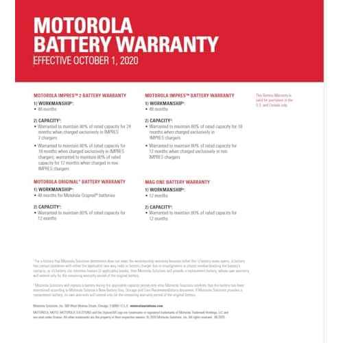 Motorola NNTN4435 Original Ni-MH 1800 mAh Battery - Compatible with XTS3000, XTS3500, XTS5000 Radios - Replacement for NNTN6034