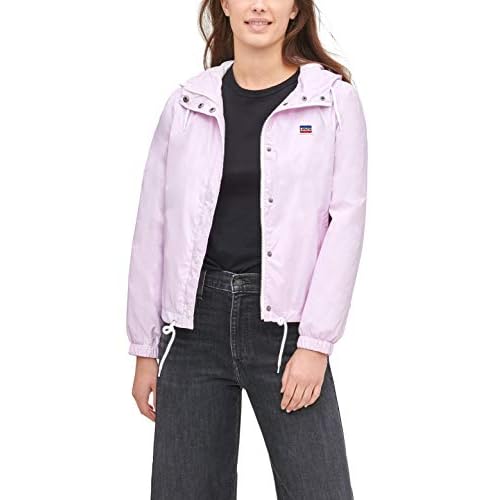 Levi's Women's Retro Hooded Rain Windbreaker Jacket (Standard & Plus Sizes)
