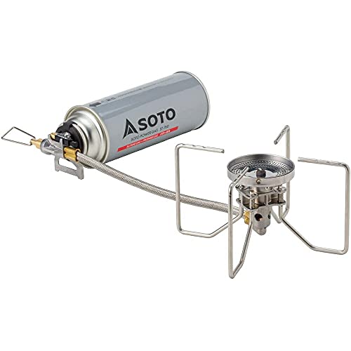 SOTO FUSION ST-330 Single Burner with Regulator (High Firepower, Wind Resistant), Separated Type, Solo Duo Group, Camping,...
