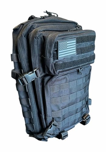 Continental Liberty 40L Tactical Backpack – 900D/1000D Molle Assault Pack, 3-Day Survival, Hiking, Camping, Travel Gear (B...