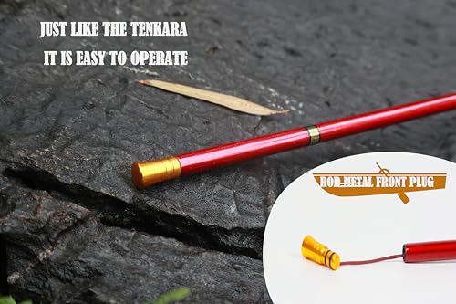 Wisbait Tenkara Rod Fly Fishing Rod Kit - Kids Fishing Pole Small Stream Collapsible Fly Poles All Waters Quality Carbon T...