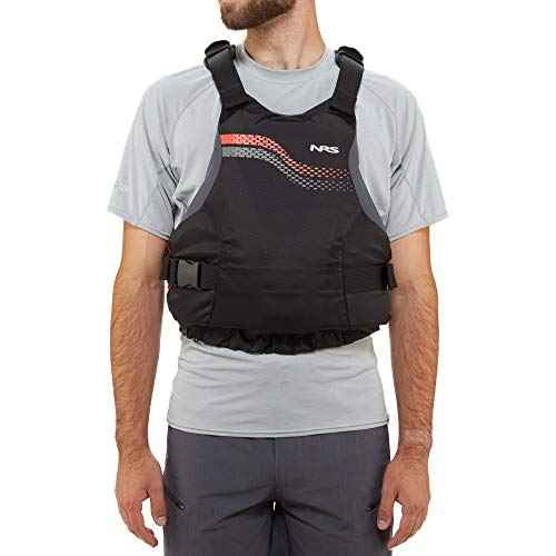 NRS Vapor Kayak Lifejacket (PFD)-Black-XS/M