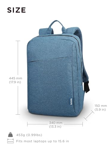 Lenovo Casual Laptop Backpack B210 - 15.6 inch - Padded Laptop/Tablet Compartment - Durable and Water-Repellent Fabric - L...