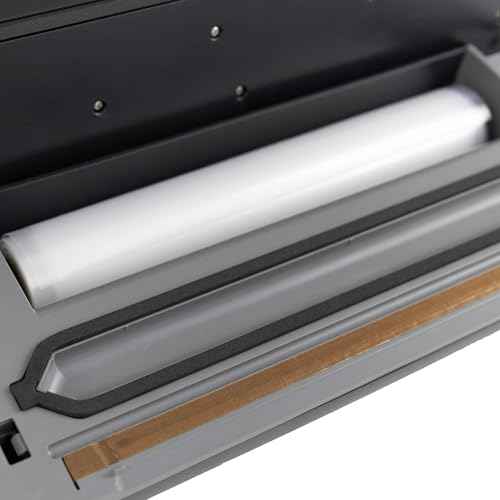 Nesco Preserve Plus Vacuum Sealer | Dry & Moist Modes | Built-in Bag Cutter & Roll Storage | 11.8" Seal Width | Includes 2 Rolls