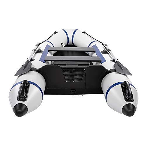 Assault Boat with Paddles, Pedal Pumps, Repair Kits, Carrying Bags(120" W×50.4" H)