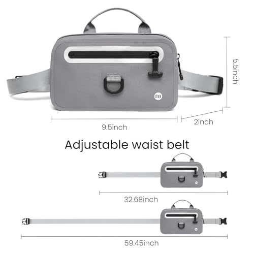 Floating Waterproof Fanny Pack with Extra-Long Adjustable Belt – Secure Waterproof Belt Bag for Phone, Passport, and Walle...
