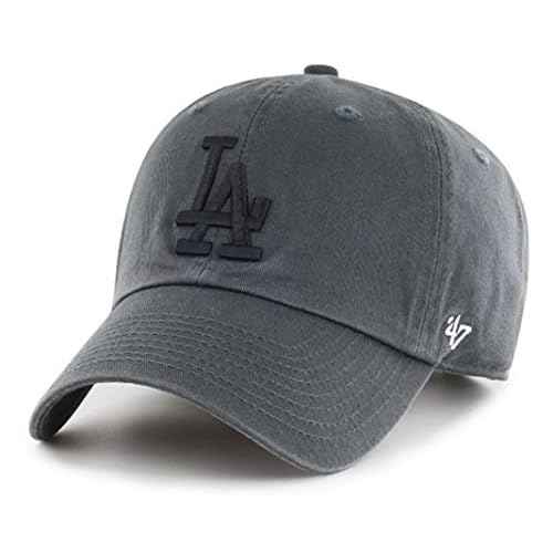 47 Los Angeles Dodgers Clean Up Charcoal Adjustable Dad Cap