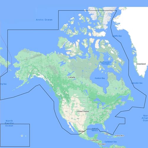 C-MAP Discover North America Lakes US/Canada Map Card for Marine GPS Navigation