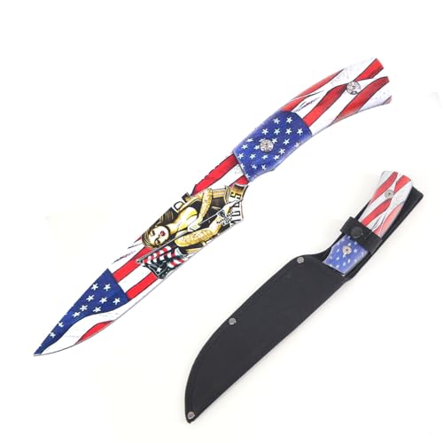 Snake Eye Tactical Fixed Blade EDC-Hunting, Outdoor-Camping Survival Knife. (USA 1865-4)