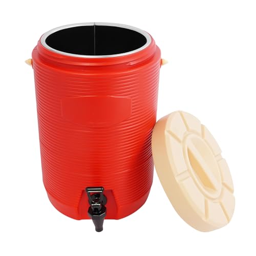 VitaChicuy Stainless Steel Beverage Dispenser Insulated Container with Faucet Cooler with Drink Dispensers Cold and Hot Dr...