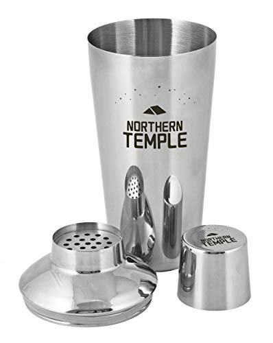True Retro Stainless Steel Cocktail Shaker, Cold Brew Cocktails, Margarita, Whiskey Sour, Elegant Espresso Martini Shaker ...