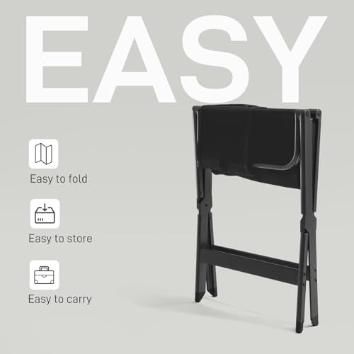 EVER ADVANCED Aluminum Lightweight Directors Chair Foldable, Folding Studio Movie Chairs Camping Event Vendor Chair, 19" S...