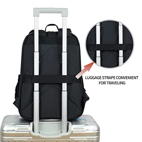 KROSER Laptop Backpack 15.6 Inch Stylish Daypack with USB Charging Port, Water-repellent Nylon Backpack Backpack for Trave...
