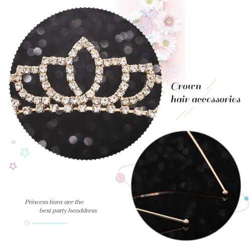 Kilshye Silver Tiaras and Crowns Rhinestone Wedding Tiara Birthday Prom Crown Hair Accessories for Women