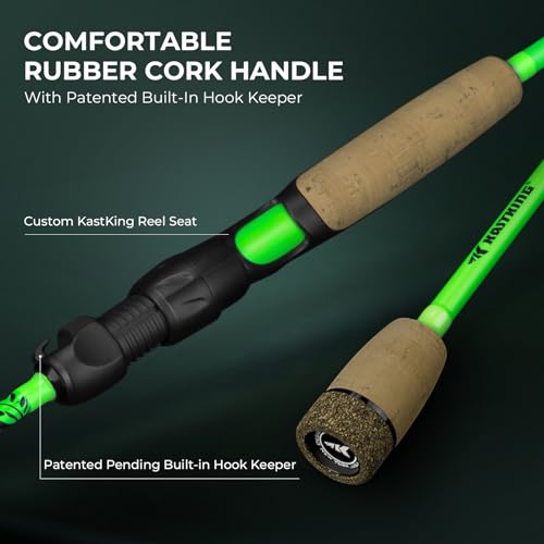 KastKing Zephyr Dual-tip Fishing Rod & Reel Combo, Dual Tips Section for Different Powers, IM6 Graphite 2Pc Blanks, KastFl...