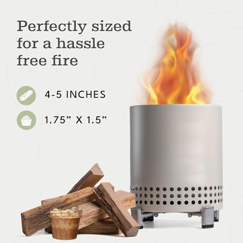 Superior Trading Oak Mini Fire Wood w/Fire Starter Pods, Winter Fireplace Starter, Wood Stove, USDA Cert 4-5” Kiln Dried F...