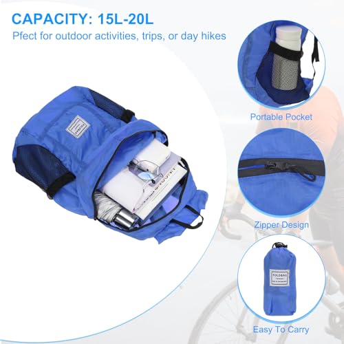PATIKIL Hiking Backpack, 15L-20L Packable Lightweight Backpack Daypack Foldable Outdoor Climbing Cycling Backpacking Shoul...