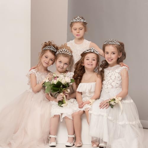 TOBATOBA 12Pcs Tiaras for Women Girls Sparkling Rhinestone Princess Tiaras Pack Crowns for Women Girls Bluk for Birthday P...