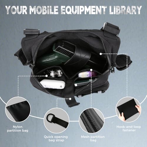 koculemi Outdoor Sports Chest Bag for Men, Chest Vest Holster Fits Most Pistols, EDC Travel Chest Pack for Running, Hiking