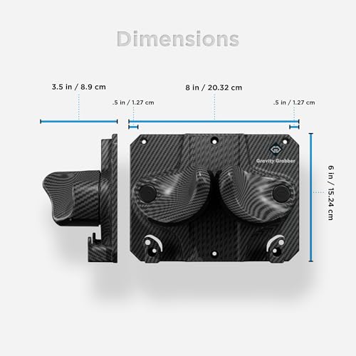 Gravity Grabber - Ultimate Wall Storage Rack for Skis and Snowboards | Damage-Free Storage | Fits Any Ski or Snowboard | (...
