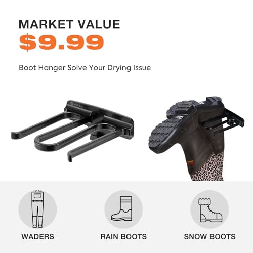 FISHINGSIR Fishing Waders for Men, 2-Ply Nylon/PVC Waterproof Women Chest Wader with Boots, Bootfoot Hunting Waders